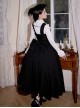 Message Series Classic Lolita Elegant Soft Low Saturation Minimalistic Ruffled Bowknot Long Dress