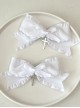 Japanese Style Jirai Onna Dark Halloween Gothic Lolita Cross Bowknot Hairpins