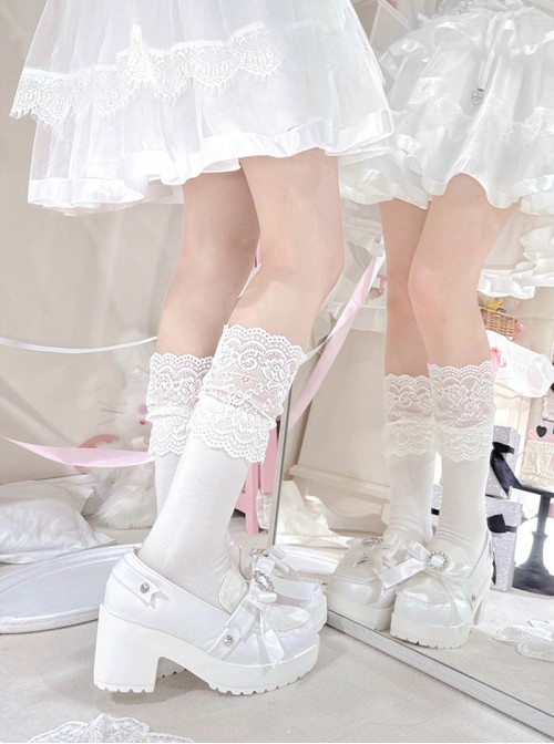 Love God Series Kawaii Fashion Sweet Lolita Mass Produced Jirai Onna Heel Increasing Thick Sole Loafers