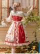 Tea Party Series Sweet Lolita Elegant Checked Print Daily Wearable Cute Camisole Dress