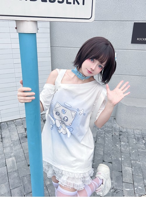 Thousand Layers Snow Series Kawaii Fashion Cute Soft Chiffon Lace Trim Puffy Cake Skirt