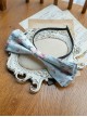 Summer Joy Series Sweet Lolita Cotton Print Country Style Bowknot KC Hair Hoop