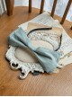 Summer Joy Series Sweet Lolita Cotton Print Country Style Bowknot KC Hair Hoop