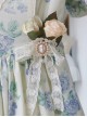 Summer Joy Series Sweet Lolita Lace Bowknot Pearl Button Imitation Rose Floral Decoration