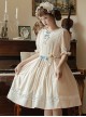 Summer Joy Series Sweet Lolita Lace Bowknot Pearl Button Imitation Rose Floral Decoration