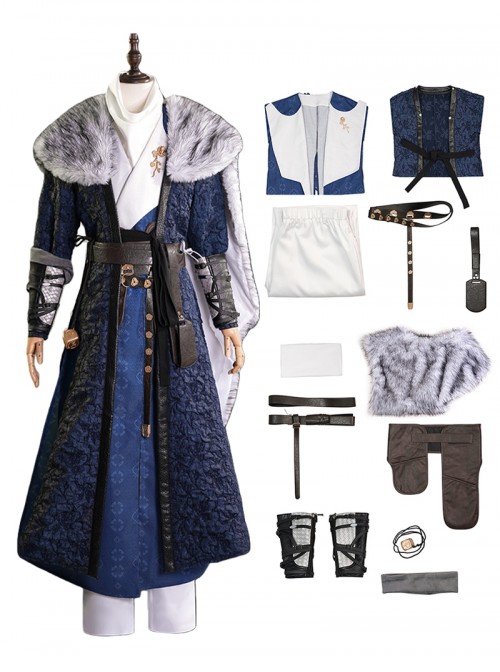 Game Halloween Cosplay Where Winds Meet Tianquan Sect Male Costume Set