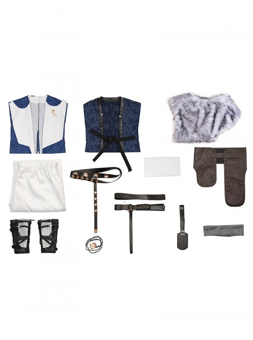 Game Halloween Cosplay Where Winds Meet Tianquan Sect Male Costume Set