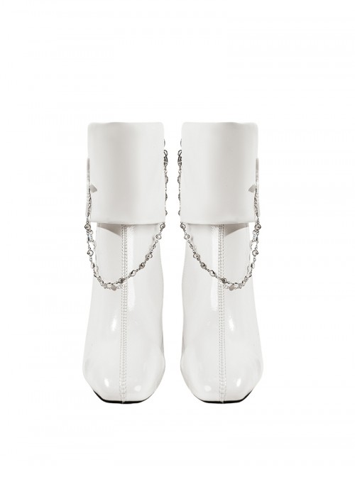 Dragon Raja Gate Of Cassell Halloween Cosplay Eri Uesugi Sleepless Starry Night Accessories White High Heel Leather Shoes
