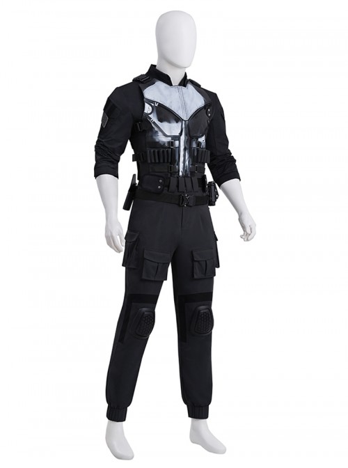 Daredevil Born Again Halloween Cosplay Frank Castle The Punisher Costume Set Without Shoes