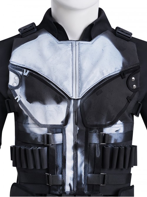Daredevil Born Again Halloween Cosplay Frank Castle The Punisher Costume Set Without Shoes