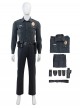Game Mortal Kombat 1 Halloween Cosplay T-1000 Costume Set Without Shoes Without Props