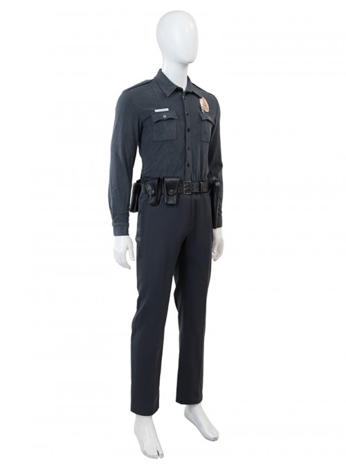 Game Mortal Kombat 1 Halloween Cosplay T-1000 Costume Set Without Shoes Without Props