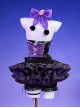 Game Naraka Bladepoint Halloween Cosplay Tessa x Sanrio Kuromi Costume Full Set