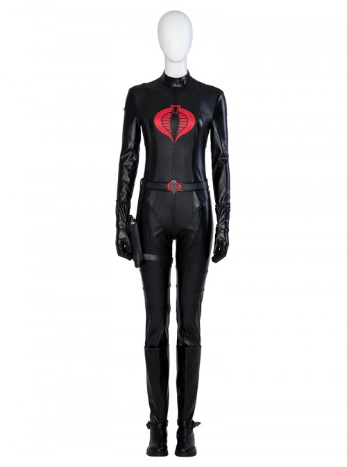 G.I.Joe Rise Of Cobra Halloween Cosplay The Baroness Accessories Black Gloves