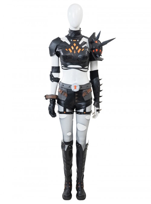 Game Marvel Rivals Halloween Cosplay Illyana Rasputine Magik Accessories Black Boots