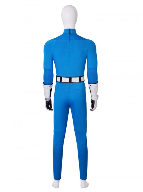 Movie The Fantastic Four First Steps Halloween Cosplay Mister Fantastic Bodysuit Costume Set Without Shoes