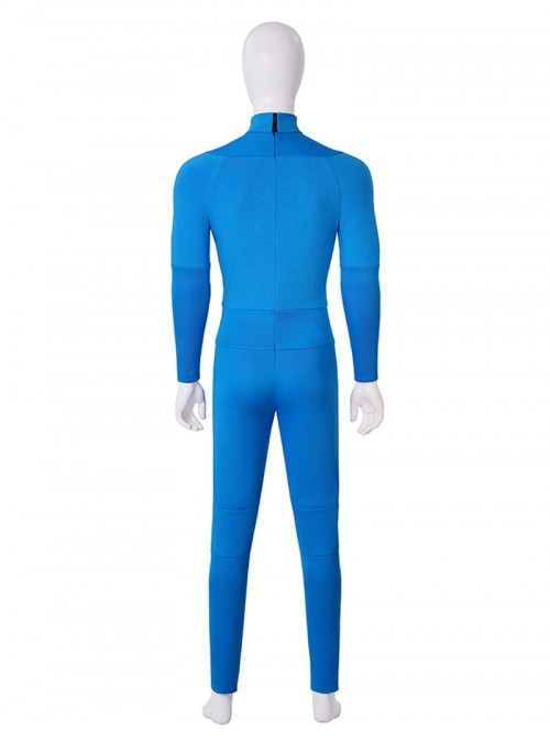 Movie The Fantastic Four First Steps Halloween Cosplay Mister Fantastic Bodysuit Costume Set Without Shoes