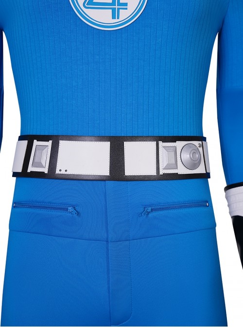 Movie The Fantastic Four First Steps Halloween Cosplay Mister Fantastic Bodysuit Costume Set Without Shoes