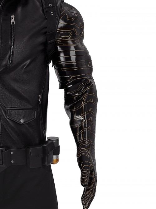 Movie Thunderbolts Halloween Cosplay Winter Soldier James Barnes Bucky Costume Set Without Shoes