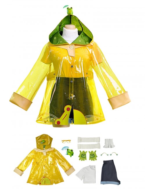 Game Overwatch Halloween Cosplay Mei Meiling Zhou Rainy Stroll Costume Set Without Shoes