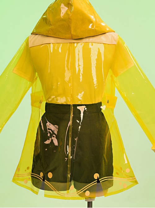 Game Overwatch Halloween Cosplay Mei Meiling Zhou Rainy Stroll Costume Set Without Shoes