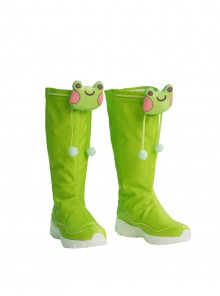 Game Overwatch Halloween Cosplay Mei Meiling Zhou Rainy Stroll Accessories Green Boots
