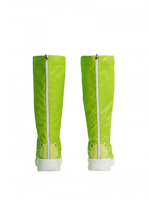 Game Overwatch Halloween Cosplay Mei Meiling Zhou Rainy Stroll Accessories Green Boots