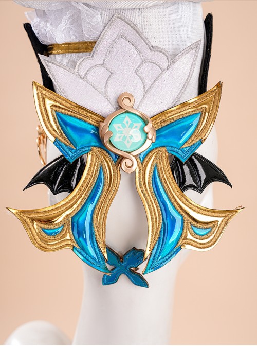 Game Genshin Impact Halloween Cosplay Escoffier Costume Set