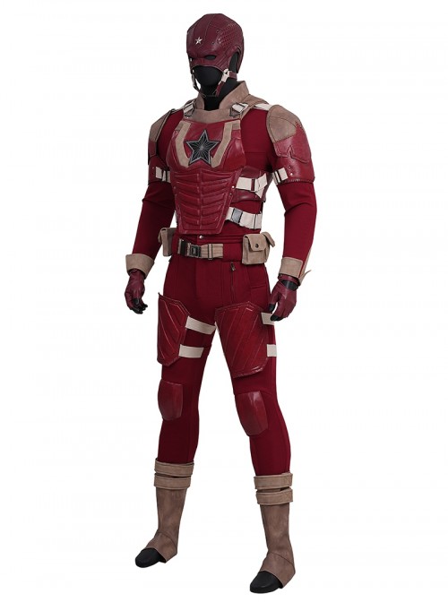 Movie Thunderbolts Halloween Cosplay The New Avengers Alexi Shostakov Red Guardian Battle Suit Costume Set Without Shoes