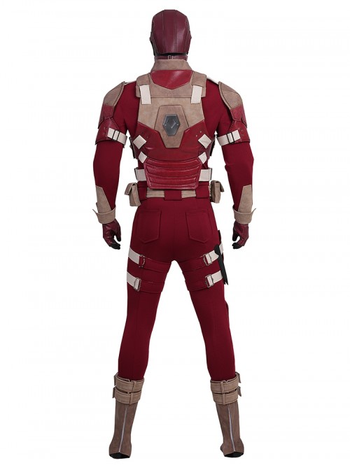 Movie Thunderbolts Halloween Cosplay The New Avengers Alexi Shostakov Red Guardian Battle Suit Costume Set Without Shoes
