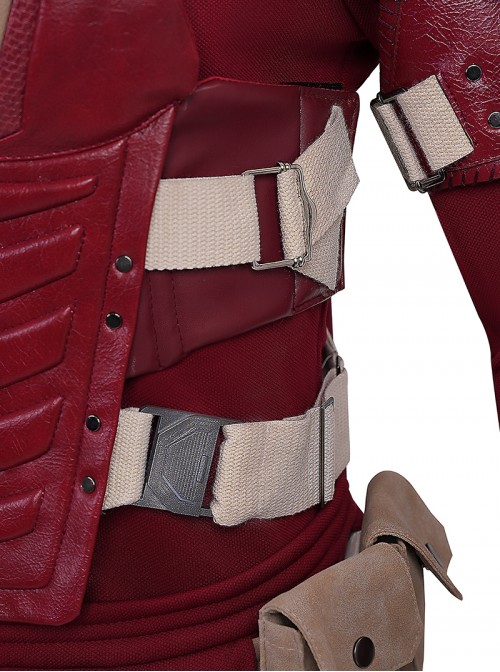 Movie Thunderbolts Halloween Cosplay The New Avengers Alexi Shostakov Red Guardian Battle Suit Costume Set Without Shoes