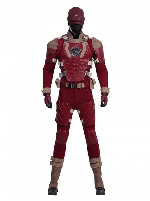 Movie Thunderbolts Halloween Cosplay The New Avengers Alexi Shostakov Red Guardian Battle Suit Accessories Black Shoes