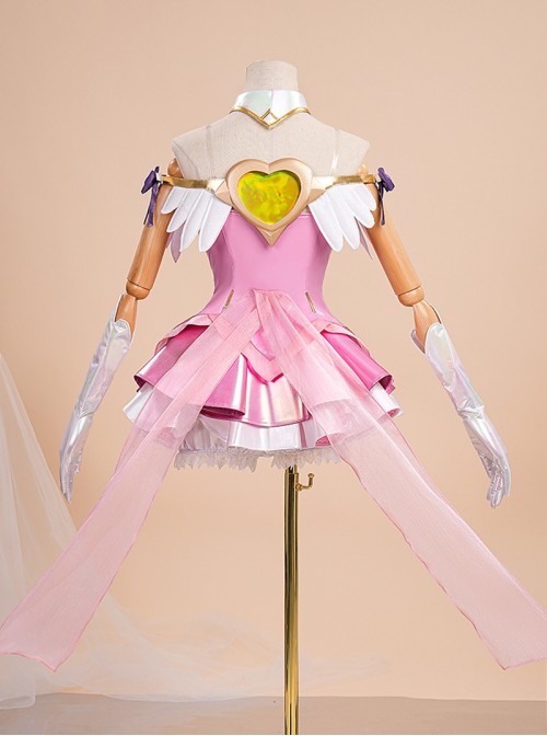 Game Overwatch Halloween Cosplay Juno Magical Girl Costume Set