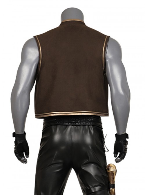 Movie Furiosa A Mad Max Saga Halloween Cosplay Dementus Costume Brown Vest