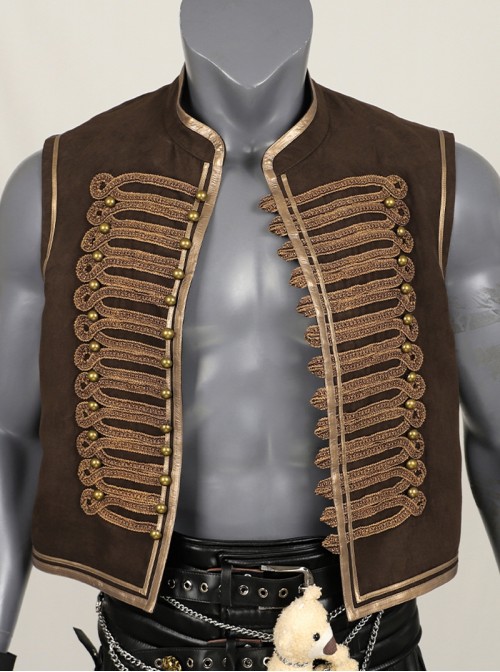 Movie Furiosa A Mad Max Saga Halloween Cosplay Dementus Costume Brown Vest