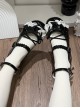 Brulee Sweetheart Series Sweet Lolita Cute Fashion Lace Ribbon Bow Round Toe Mid Heel Mary Jane Shoes