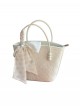 Gentle Sweet Daily Kawaii Fashion Small Flower Silk Scarf Exquisite Argyle Zipper Handbag