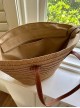 Summer Daily Kawaii Fashion Beach Brown Large Capacity Shoulder Straw Tote Bag