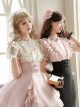 Miss Lola Series Sweet Lolita Delicate Elegant Pink Pearl Rose Flower Brooch