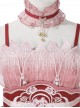 Morning Dew Series Sweet Lolita Red Chinese Style Fairy Hanfu Lotus Embroidery Pearl Waistband Tassel Sleeve Dress
