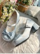 Little Cream Puff Series Sweet Lolita Cute Princess Silk Satin Comfortable Round Toe Mary Jane Shoes
