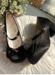 Little Cream Puff Series Sweet Lolita Cute Princess Silk Satin Comfortable Round Toe Mary Jane Shoes