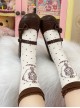 Retro Doll Sweet Lolita Classic Round Toe Cut Out Lace Low Heel Mary Jane Shoes
