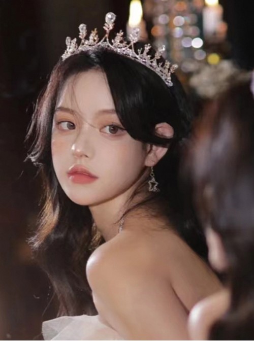 Birthday Wedding Party Classic Lolita Baroque Style Luxurious Diamond Princess Crown Headpiece