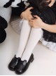 Bear Bread Series Kawaii Sweet Lolita Cute Daily Bear Ear Decoration Comfortable Flat Uniform Shoes