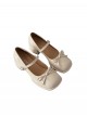 Elegant French Style Classic Lolita Delicate Bowknot Tie Square Toe Mid Heel Mary Jane Patent Leather Shoes