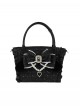 Bunny Lelely Series Kawaii Fashion Exquisite Pearl Bow Jirai Onna Japanese Style Lace Crossbody Handbag