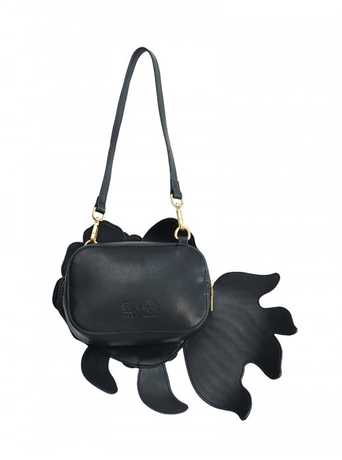 Kawaii Fashion New Chinese Style Classical Trendy Imitation Sheepskin Retro Handbag Goldfish Bag