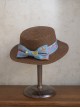 Antique Key Series Classic Lolita Retro Elegant British Style Print Woven Straw Hat