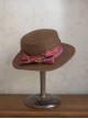 Antique Key Series Classic Lolita Retro Elegant British Style Print Woven Straw Hat